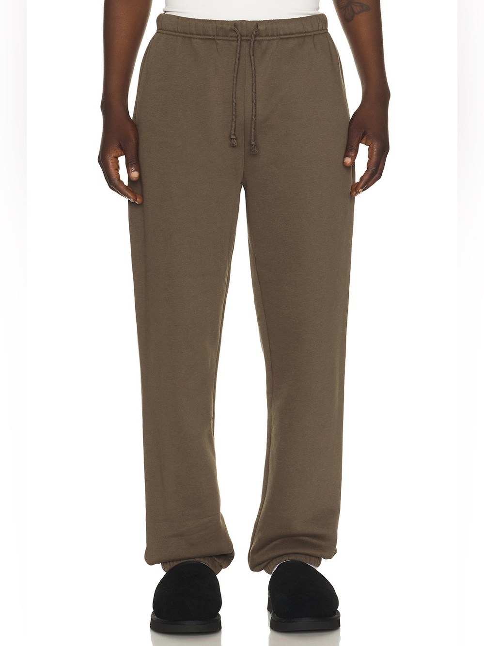SKIMS (BLP) Fleece Lounge Relaxed Jogger | Driftwood | Size XL